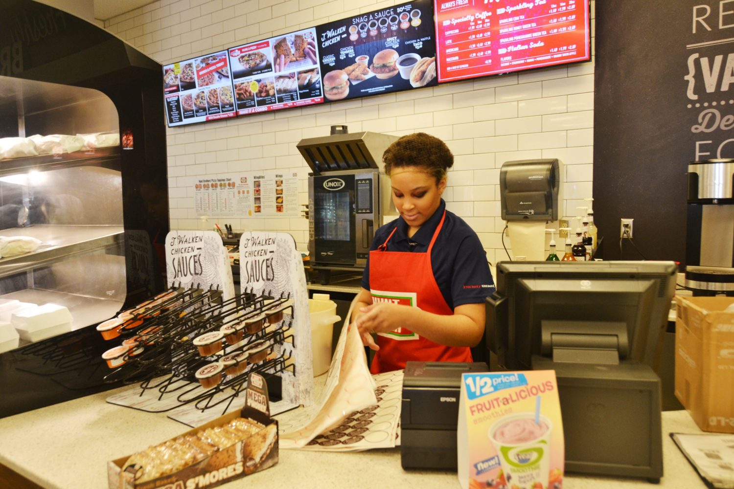 BigRedOneHuntBrothersAssociate3 Fresh food, made on site, by friendly associates will be welcomed by hungry troops.