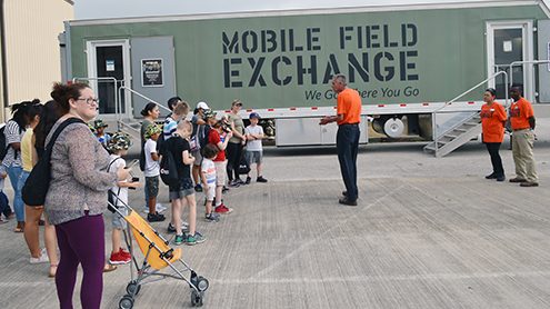 Lackland2 Exchange’s MFE Provides Military Brats A Glimpse of How We Serve Their Deployed Parents