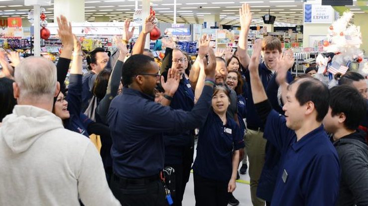 Yokota AB, Japan Exchange managers and associates at Japan's Yokota AB get revved up for Black Friday weekend.