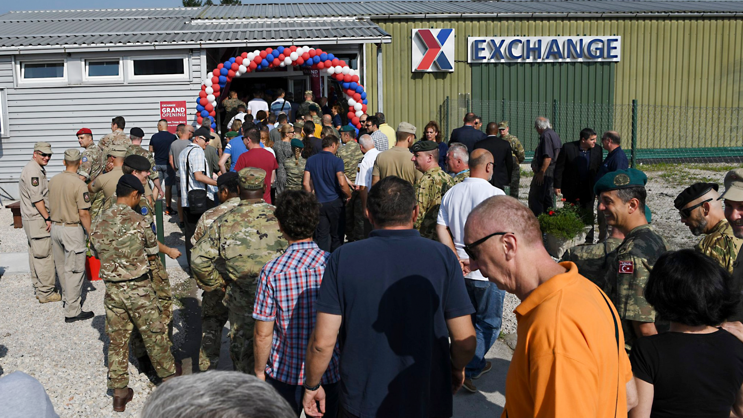 Bosnia1 The Exchange continued its commitment to the Balkans with a new store at NATO headquarters.