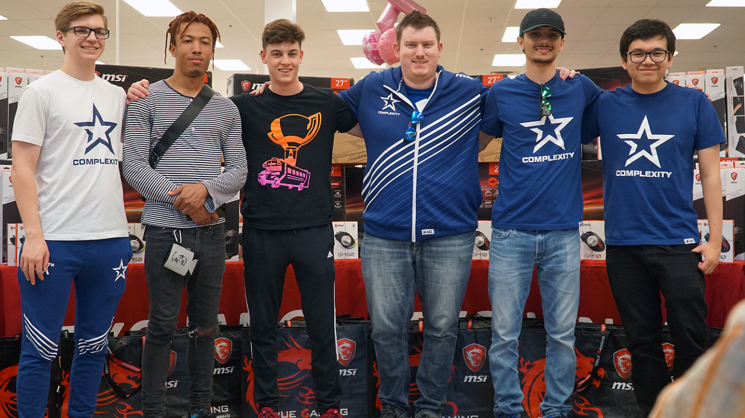 The Exchange at Fort Sill welcomed six esports professionals to the main store.