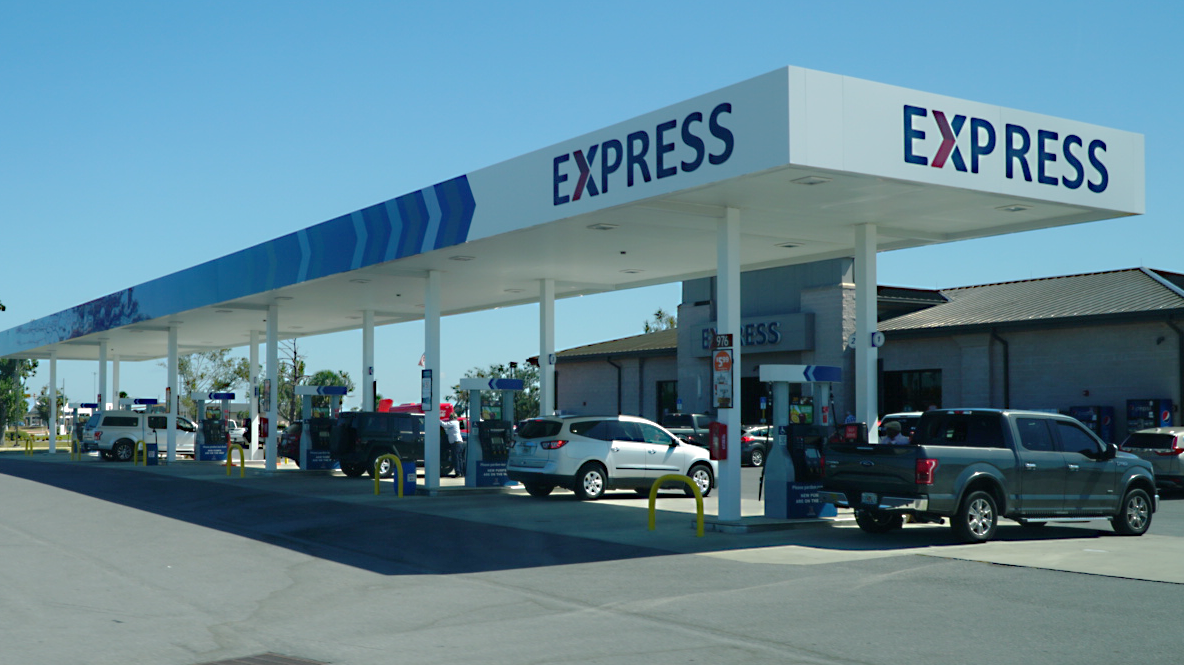 Tyndall Express2 Oct. 19 The Express at Tyndall AFB on Oct. 2, a year after Hurricane Michael plowed into the convenience store.