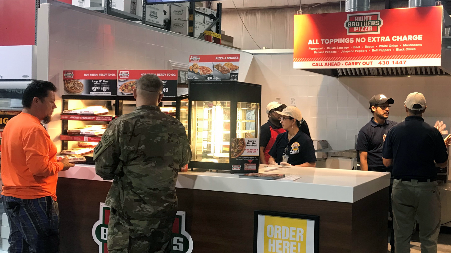 Hunt Brothers, with 48 locations on Army and Air Force installations worldwide, is thrilled to bring yet another taste of home to those serving in Kuwait.