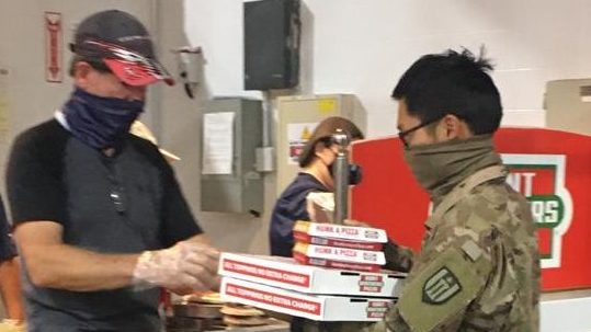 “We’re seeing lots of happy faces,” said Kuwait General Manager Stanley Young. “The service members are very grateful for some variety in their meals.”