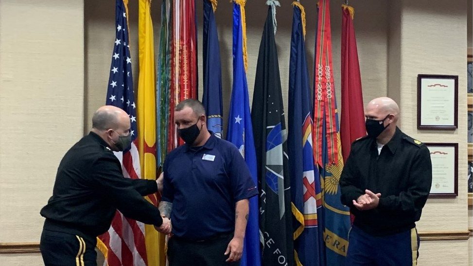 Johnathan Taynor1 His reputation for helpfulness earned him a visit from Brig. Gen. David C. Trybula, WSMR’s commander, who presented Taynor with his challenge coin.