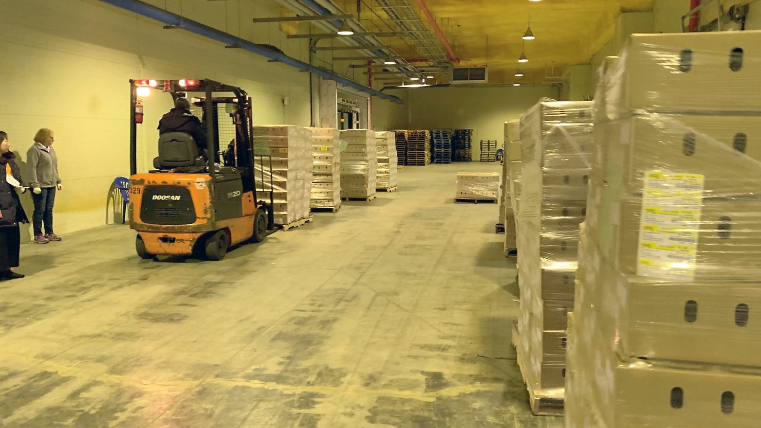 History sidebar - Camp Market DC featured image The Exchange’s Korea Distribution Center operated at Camp Market from 1975 to 2020. Pictured, pallet area at the Camp Market DC is nearly cleared during the facility’s move to U.S. Army Garrison Humphreys in November 2020.