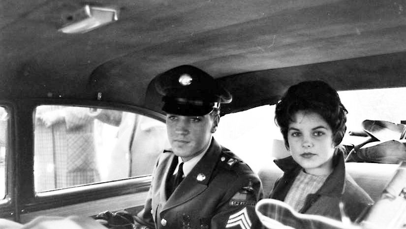 Return of the King: When Elvis Left the Army Elvis Presley and Priscilla Presley leave the house he and his family occupied in Bad Nauheim, Germany, March 1960.