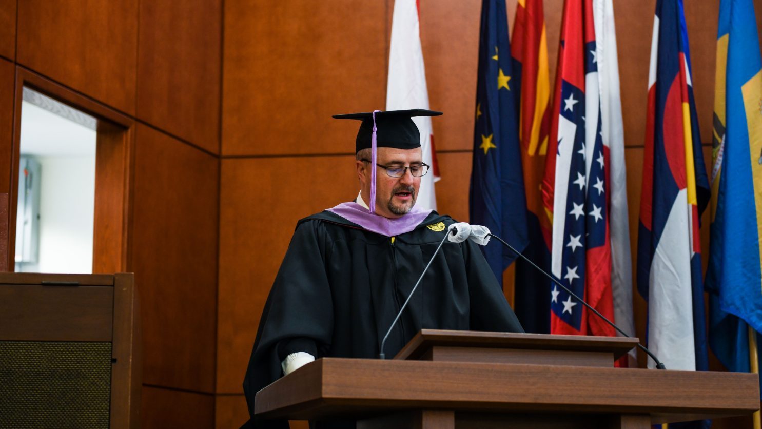 Kurt Curtis Commencement Speech <b>Kurt Curtis, Pacific Region Distribution Center’ Loss Prevention Manager, was one of the commencement speakers at his graduation after earning his bachelor’s degree in Integrated Leadership.</b>