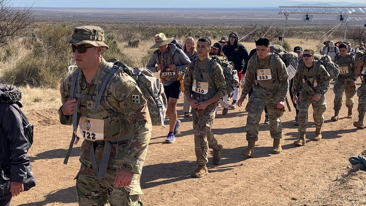 Bataan Death March 2023 <b>More than 5,000 participants from around the world marched in remembrance of the fallen heroes of World War II’s Bataan Death March at White Sands Missile Range on March 19.</b>