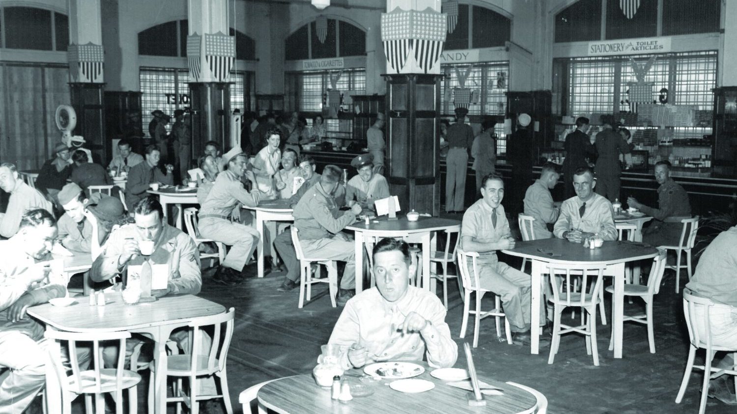 32233568255_8b9bc0df67_k <b>The Adler PX in Brisbane, Australia, during World War II, was the first of many Exchanges to open in the country during the war.</b>