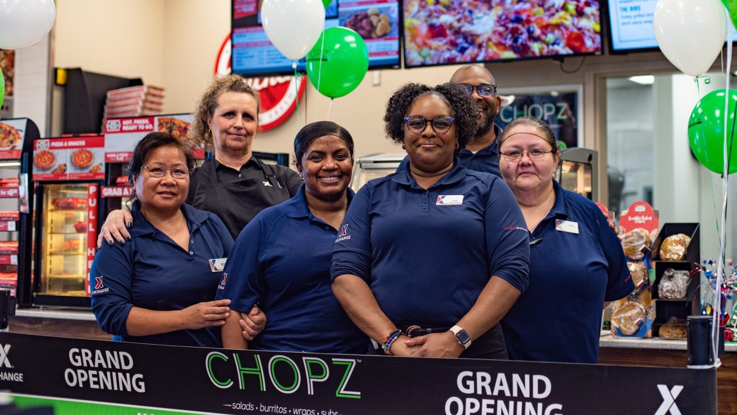 From Left to Right front row
Betty Bramly, Shift Manager
Ulrica Morrison-Ellis, Customer Service Associate
Eleda Locklin, Express Facility Manager
Tresia Adams, Customer Service Associate

Back row
Beverly White, OLM Business Operations Manager
Alonza Temple, Shift Manager
