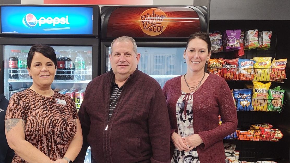 Hill_URU <b:> From left,Exchange Services Business Manager Bianca Williams, 309th SWEG Director James Diamond, 309th SWEG Director of Management CJ Du’rain
