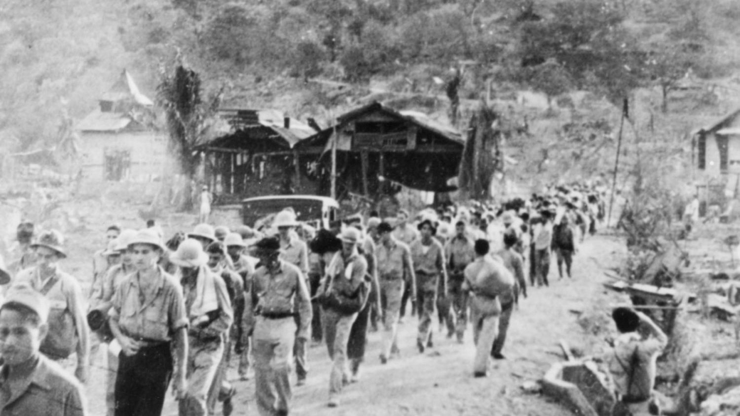 53631849570_2c1962f638_o <b>Prisoners of war on the Bataan Death March. (U.S. Air Force photo/National Museum of the United States Air Force)
