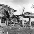 Hickam Field building damage after Pearl Harbor attack.