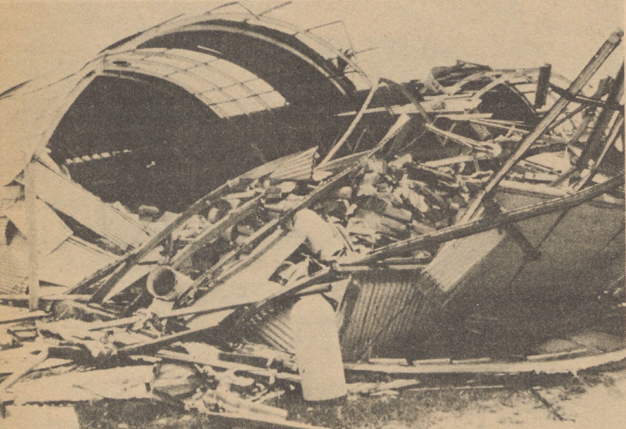 Flashback Friday_1976_Typhoon Pamela_warehouse damage