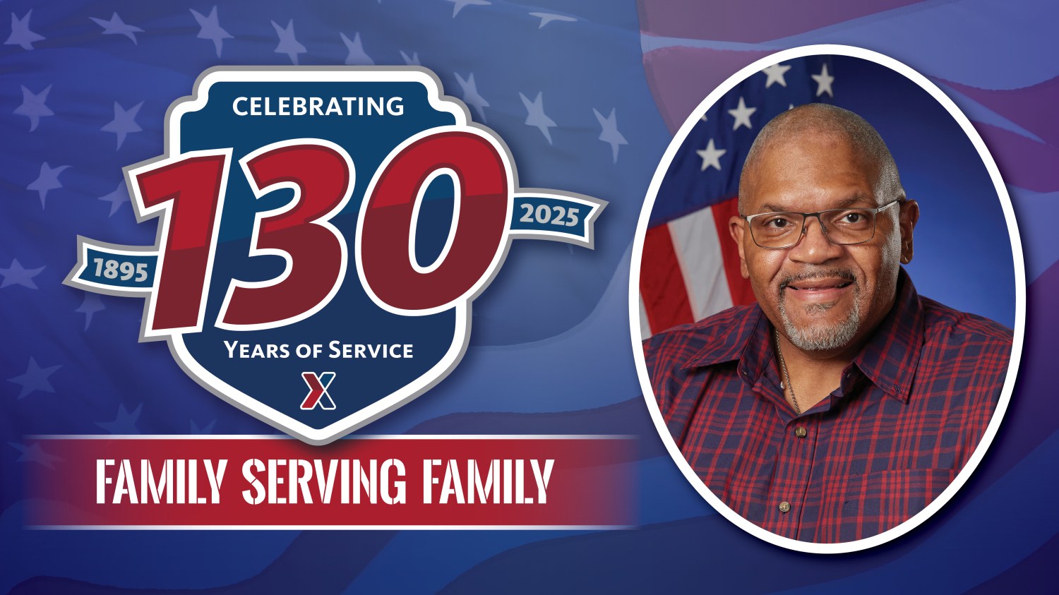 ExPost-FamServingFam-Chavis-2 Robert Chavis head shot with 130 years of Family Serving Family text