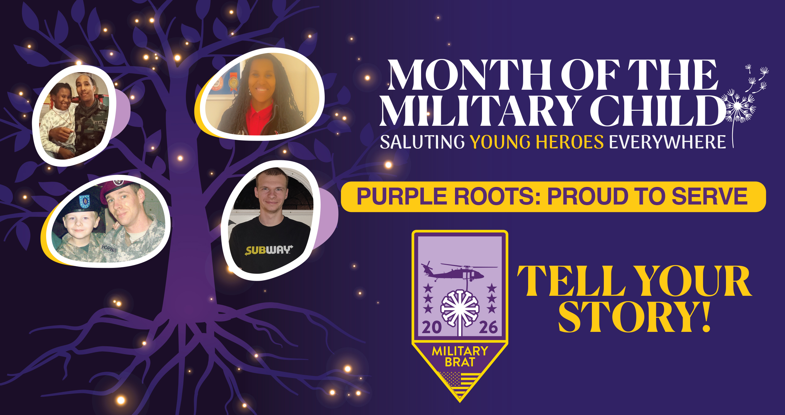 Are You a Military Brat? Share Your Purple Roots With Us!