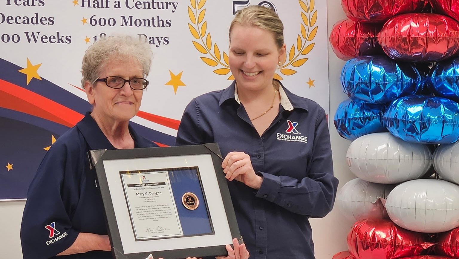 A Lifetime of Service: Army Veteran Marks 50 Years at the Exchange